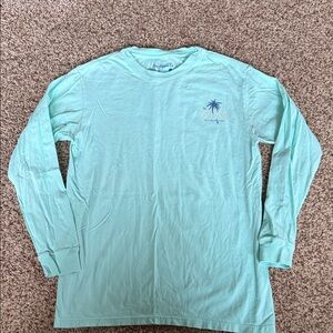 Fish Hippie Boys Large Light Blue Long Sleeve Shirt